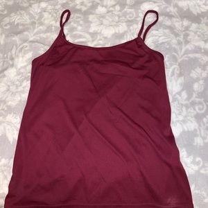 Maroon tank top